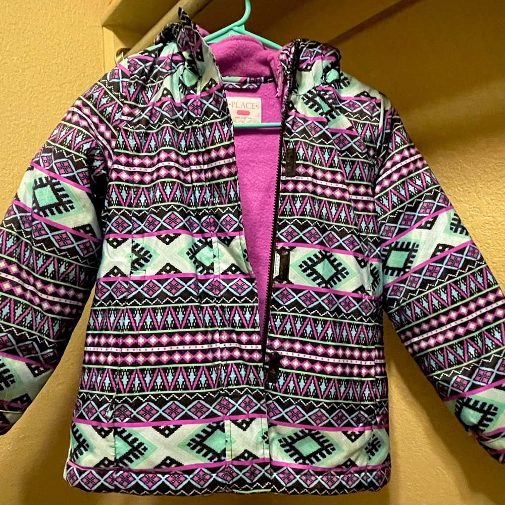 The Children’s Place double layered coat. Size M 7-8
